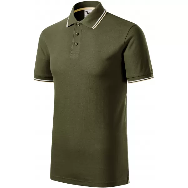  Herren-T-Shirt mit Kragen MALFINI FOCUS 232 MILITÄR 