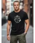 Herren-T-Shirt DSTREET NX088R SCHWARZ