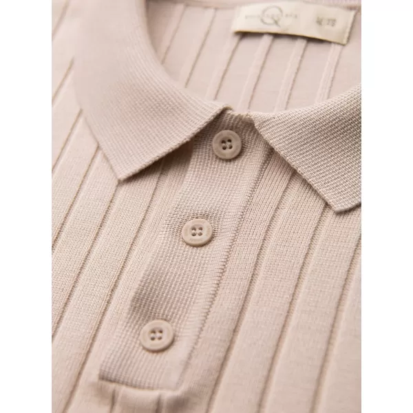  Herren-Poloshirt OMBRE OM-POSS-0180 BEIGE 