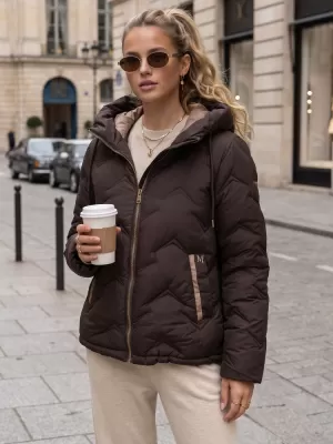 Damenjacke DSTREET TY5944 BRAUN