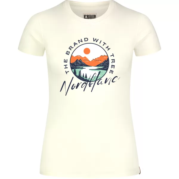  Damen-T-Shirt NORDBLANC STARLIGHT NBSLT8176 WEIß 