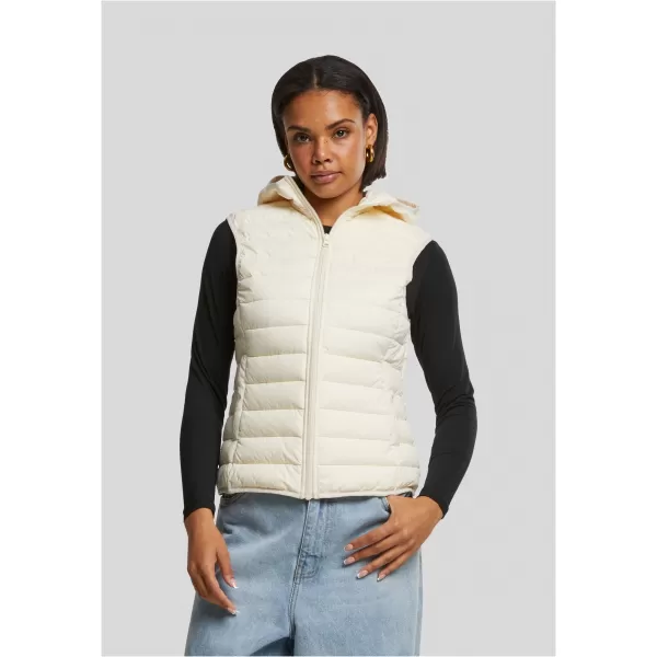 Steppweste für Damen URBAN CLASSICS TB8710-02903 WEIßER SAND 