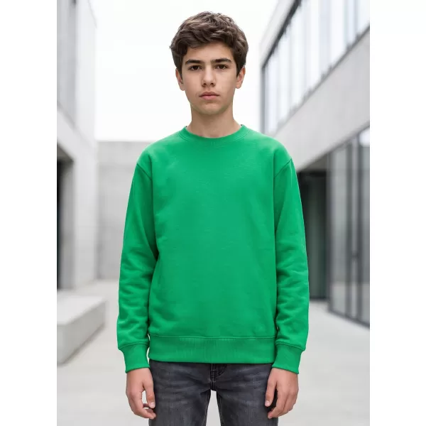  Kinder-Sweatshirt MALFINI CREW 427 MITTELGRÜN 