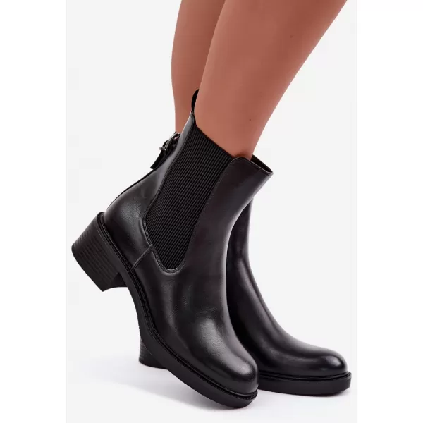  Damen-Stiefeletten SERGIO LEONE BT-04 SCHWARZ 
