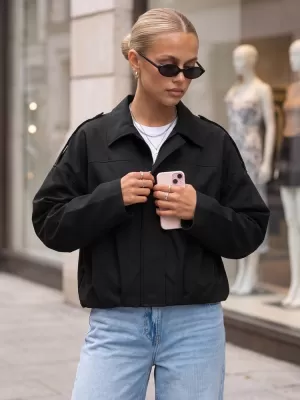 Damenjacke DSTREET TY5955 SCHWARZ
