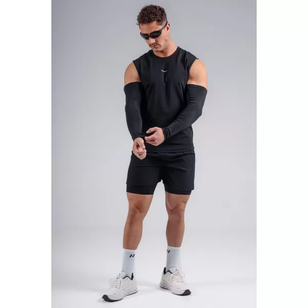  Doppellagige Trainingsshorts NEBBIA PRIMAL 878 SCHWARZ 