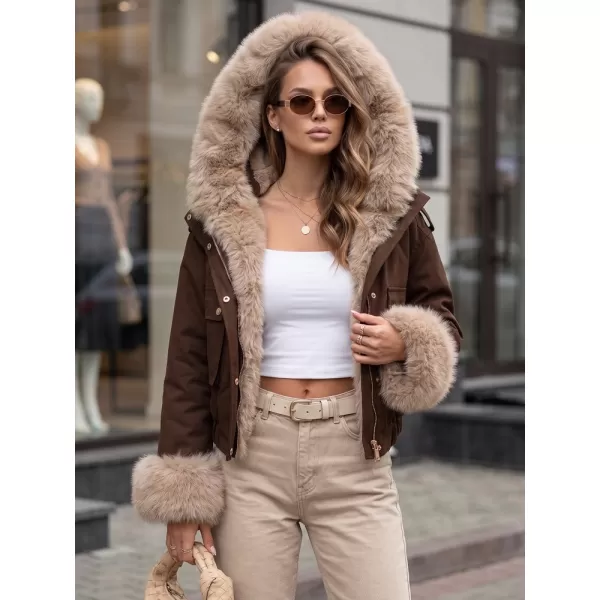  Damenjacke DSTREET TY5836 BRAUN 