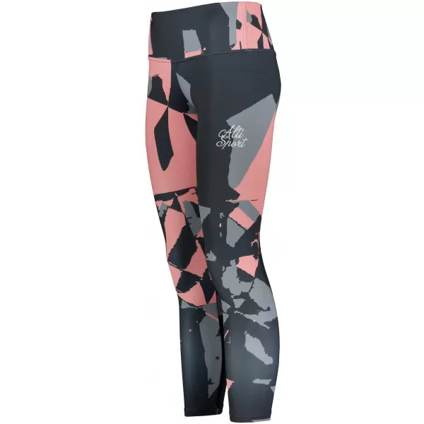  Lange Premium-Leggings für Damen (neue Größen) ALTISPORT VOJ/ALW080LEG05 SCHWARZLACHS 