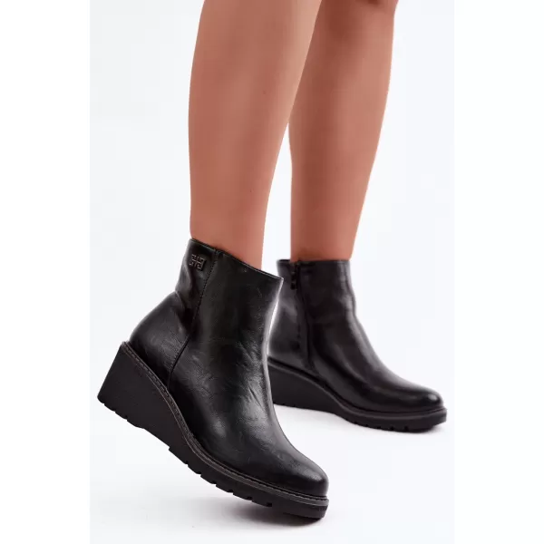  Damen-Stiefeletten BOTO RMR2510-2 SCHWARZ 