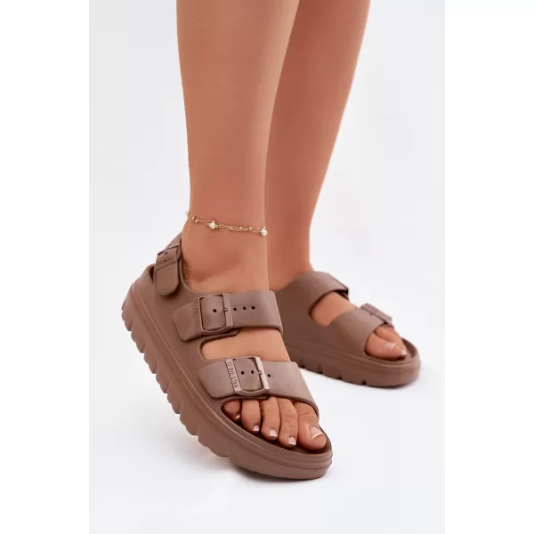  Damensandalen BIG STAR SHOES TT274A035 BRAUN/BEIGE 