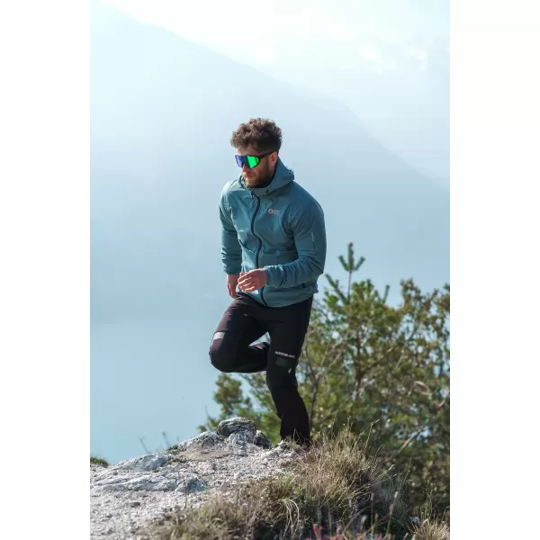  Wasserdichte Multisporthose für Herren NORDBLANC RIDGEWALK NBSPM8325 SCHWARZ 