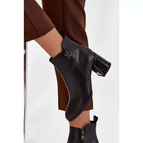  Damen-Stiefeletten BOTO 25BT24-9213 SCHWARZ 