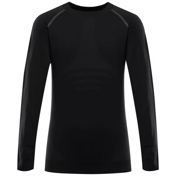  Funktions-T-Shirt für Kinder ALPINE PRO AMBOSO SCHWARZ 