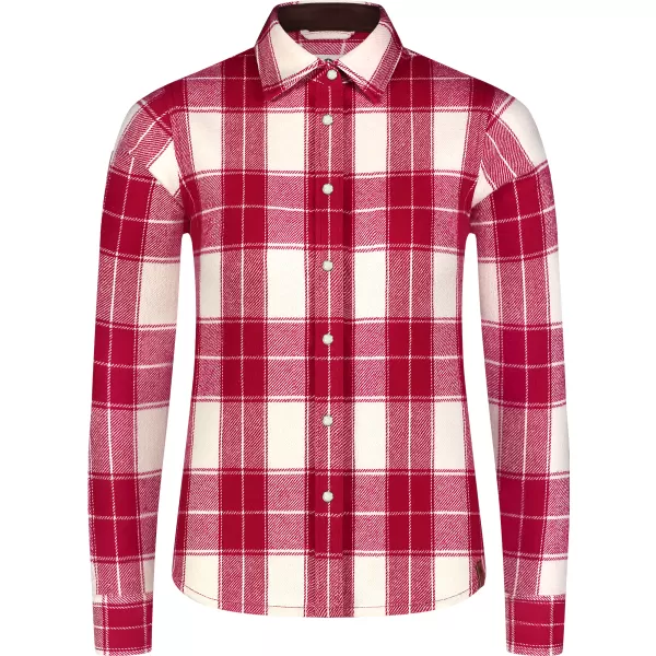  Flanellhemd für Damen NORDBLANC WILLOW NBSSL8371 ROT 