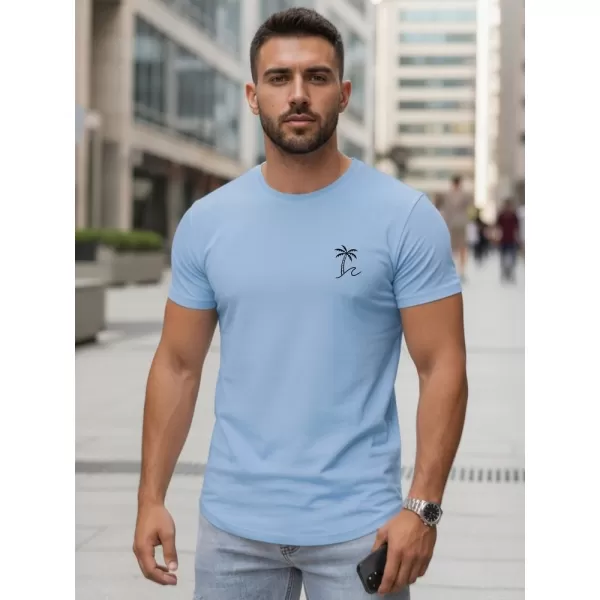  Herren-T-Shirt DSTREET NX5105R-SK HELLBLAU 