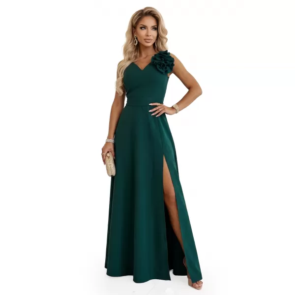  Kleid NUMOCO 669-1 FLASCHENGRÜN 
