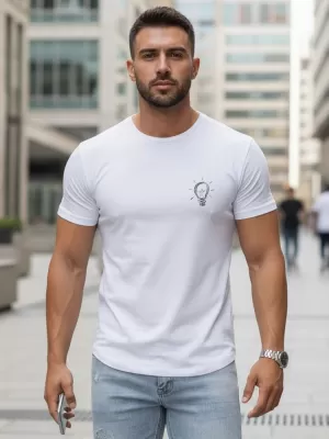 Herren-T-Shirt DSTREET NX0137R-WH WEIß