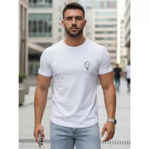  Herren-T-Shirt DSTREET NX0137R-WH WEIß 