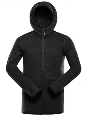 Warmer Herrenpullover ALPINE PRO ZEG 3 SCHWARZ
