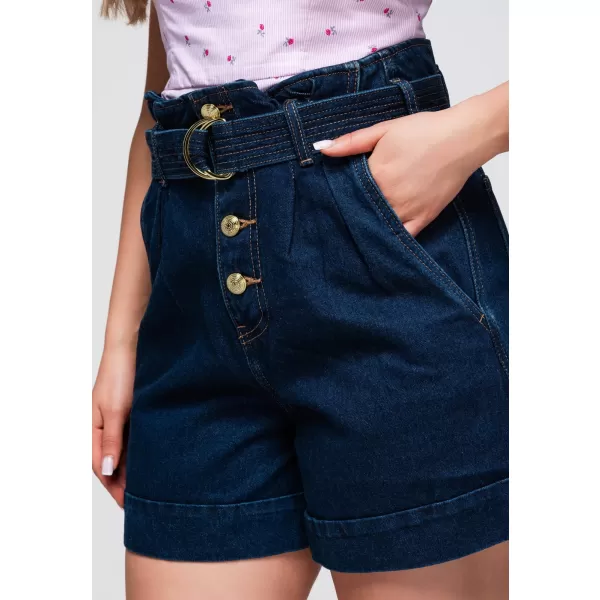  Damen-Shorts OMBRE OW-ST-E0011 DUNKLER DENIM 