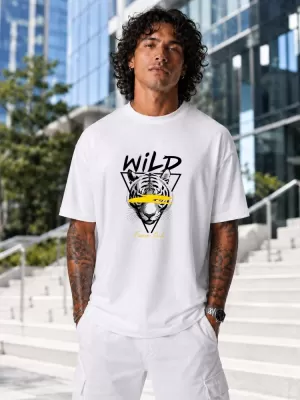 Herren-T-Shirt DSTREET NX1005R-WH-O-M WEIß