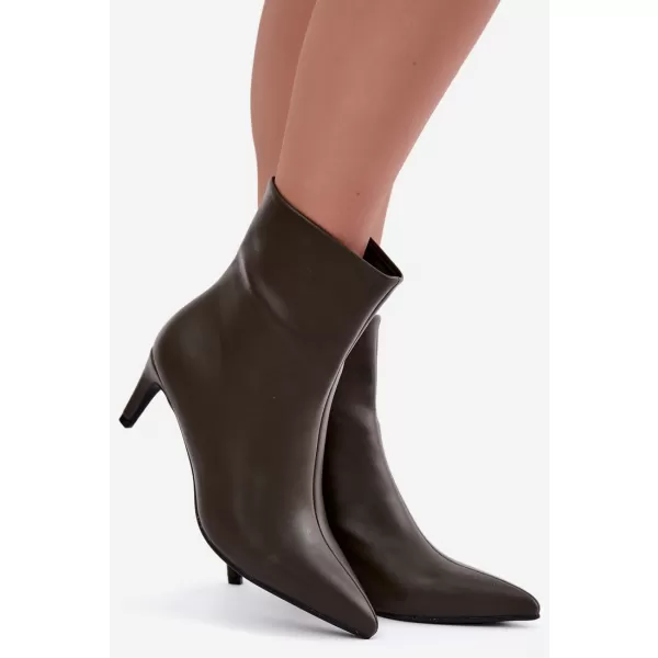  Damen-Stiefeletten BOTO LQ-165 BRAUN 
