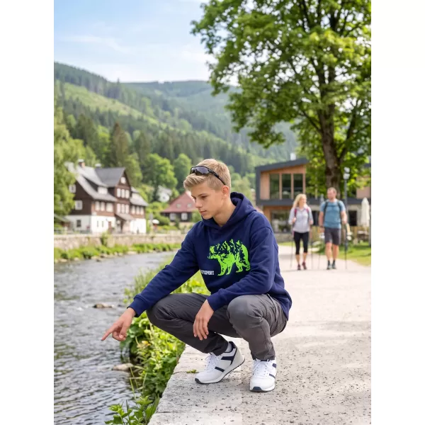  Kinder-Sweatshirt ALTISPORT ALM193422 MITTERNACHTSBLAU 
