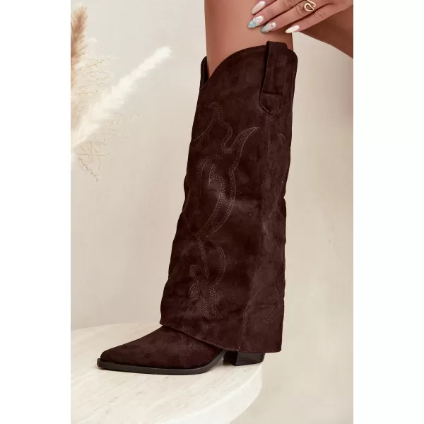  Cowboystiefel für Damen BOTO 2588A BRAUN 