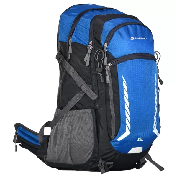  Outdoor-Rucksack ALPINE PRO PERME DUNKLES ECHTES GRAU 