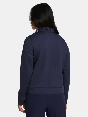 Damen-Sweatshirt UNDER ARMOUR UA DRIVE MIDLAYER CREW 1387143-410 BLAU