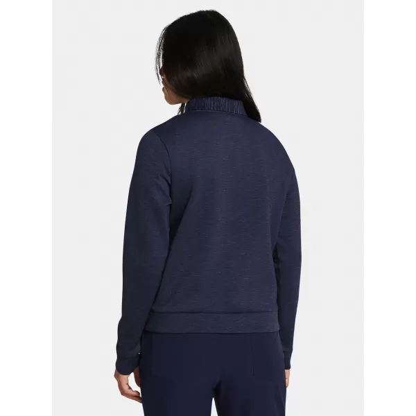  Damen-Sweatshirt UNDER ARMOUR UA DRIVE MIDLAYER CREW 1387143-410 BLAU 