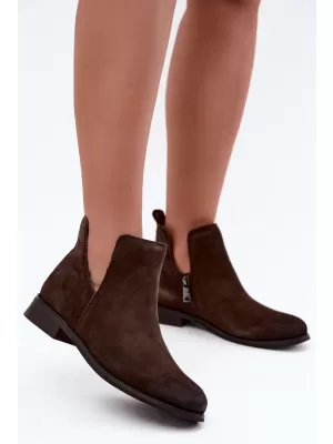 Damen-Stiefeletten VINCEZA 133142 LEDER