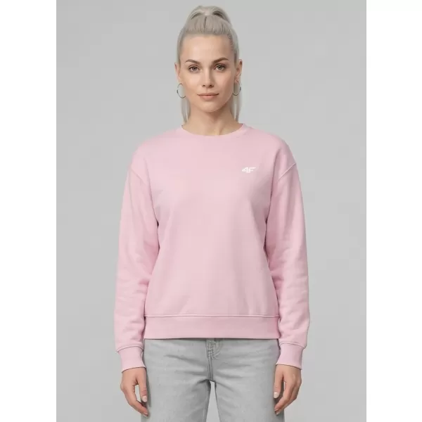  Damen-Sweatshirt 4F WMM00TSWSF2534 HELLROSA 