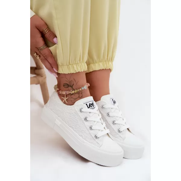  Damen-Sneaker LEE 50261003.1FG WEIß 