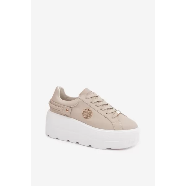  Damen-Sneaker D&A LR61-7095 BEIGE 