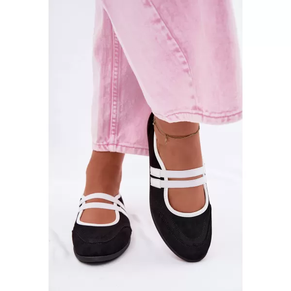  Ballerinas für Damen BOTO 22-383 SCHWARZ 