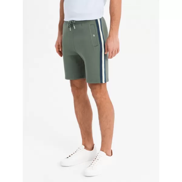  Herren-Shorts OMBRE Z128 CREME/OLIV 