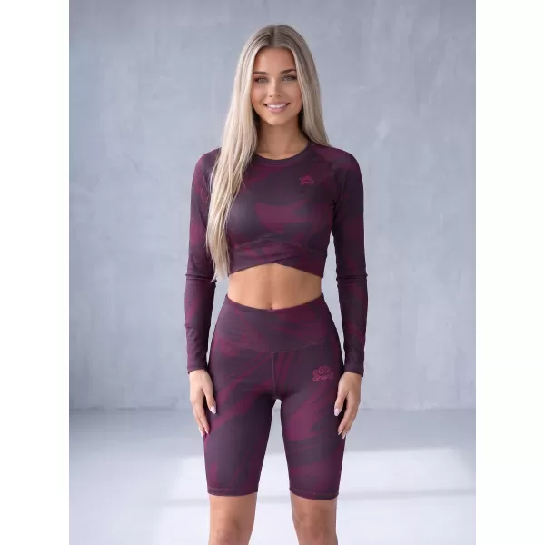  Premium-Overknee-Leggings für Damen (neue Größen) ALTISPORT VOJ/ALW072LEG06 WEINROT 