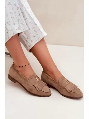 Damenmokassins BOTO 3742 KHAKI