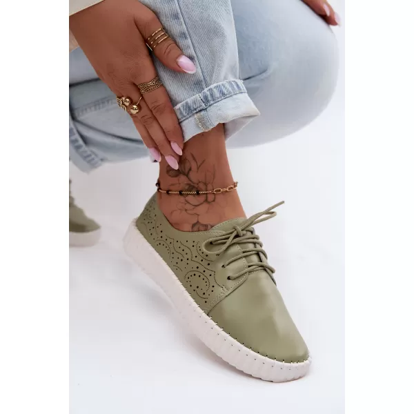  Damen-Stiefeletten BOTO G2437 GRÜN 