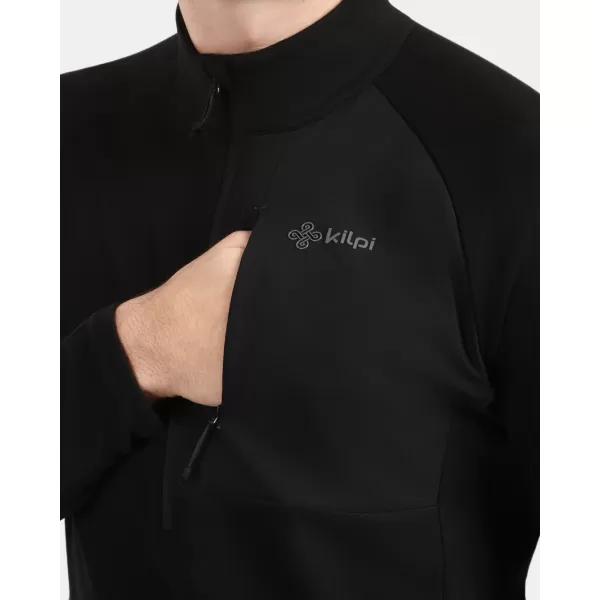  Fleece-Sweatshirt für Herren KILPI MONTALE-M 1M0203KI SCHWARZ 