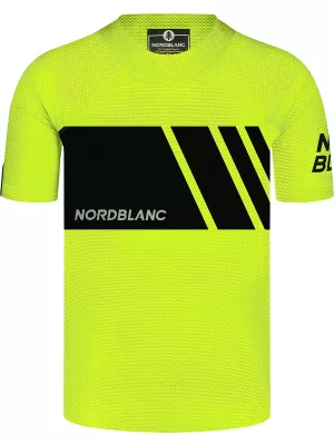 Funktionelles Radsport-T-Shirt für Herren NORDBLANC MUD NBSMF8083 LEUCHTEND GELB