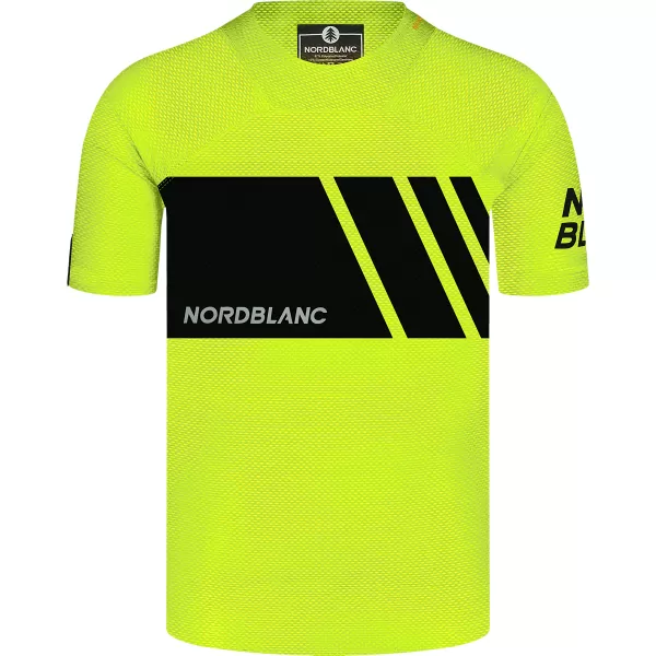  Funktionelles Radsport-T-Shirt für Herren NORDBLANC MUD NBSMF8083 LEUCHTEND GELB 