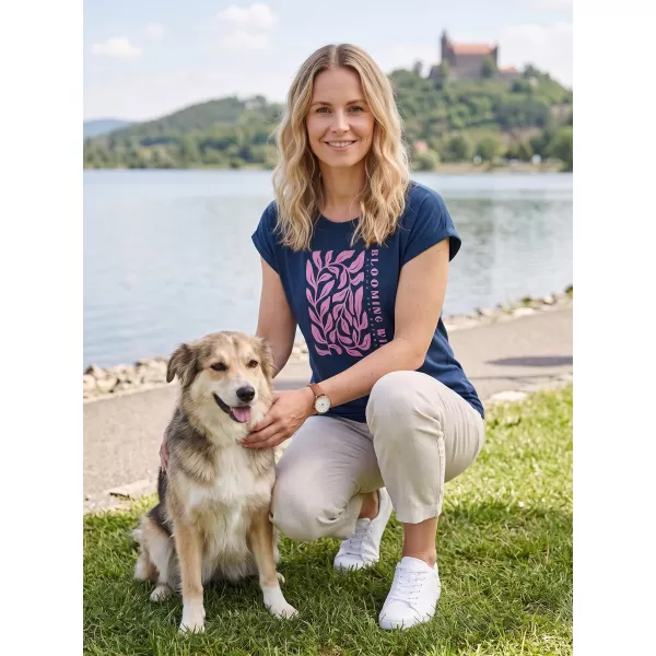  Outdoor-Shirt für Damen ALPINE PRO NOGERA 2 MONDSCHEIN-OZEAN-VARIANTE PB 