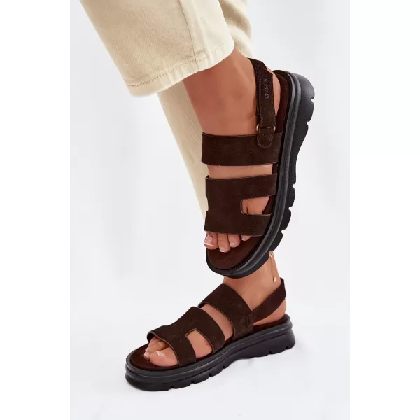  Damensandalen BIG STAR SHOES TT274483 BRAUN/BEIGE 
