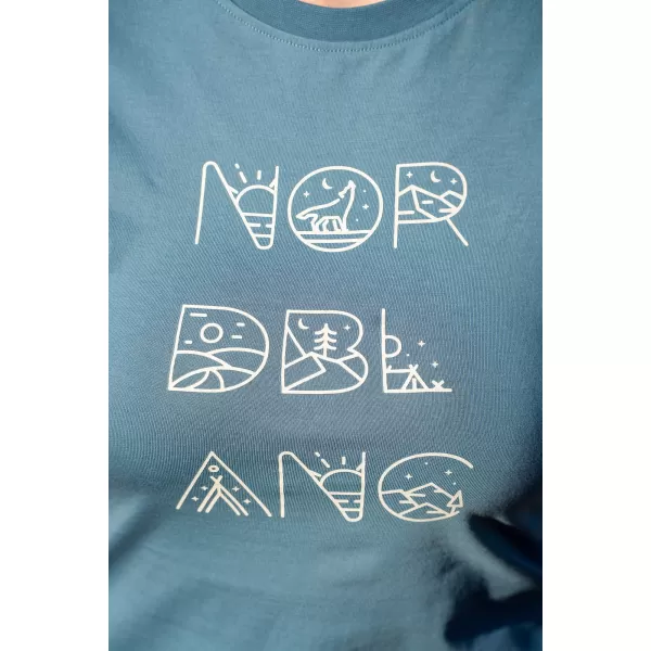  Damen-T-Shirt NORDBLANC RESCUE NBSLT8178 BLAU 