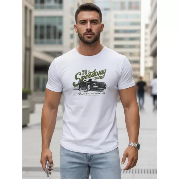  Herren-T-Shirt DSTREET NX5089R WEIß 