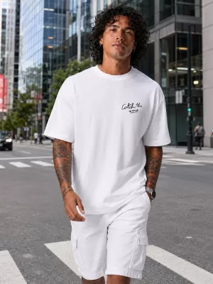 Herren-T-Shirt DSTREET NX4011R-WH-O WEIß