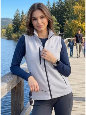 Fleeceweste für Damen ALTISPORT ALW002525 HELLGRAU