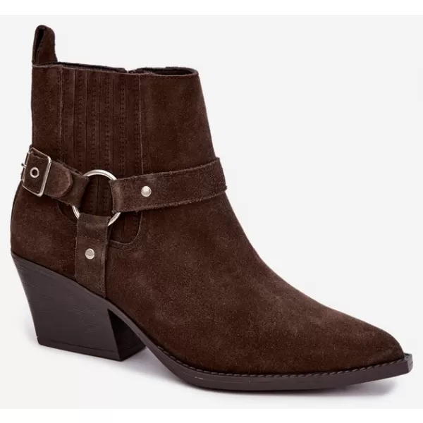  Damen-Stiefeletten BOTO NC1360K BRAUN 